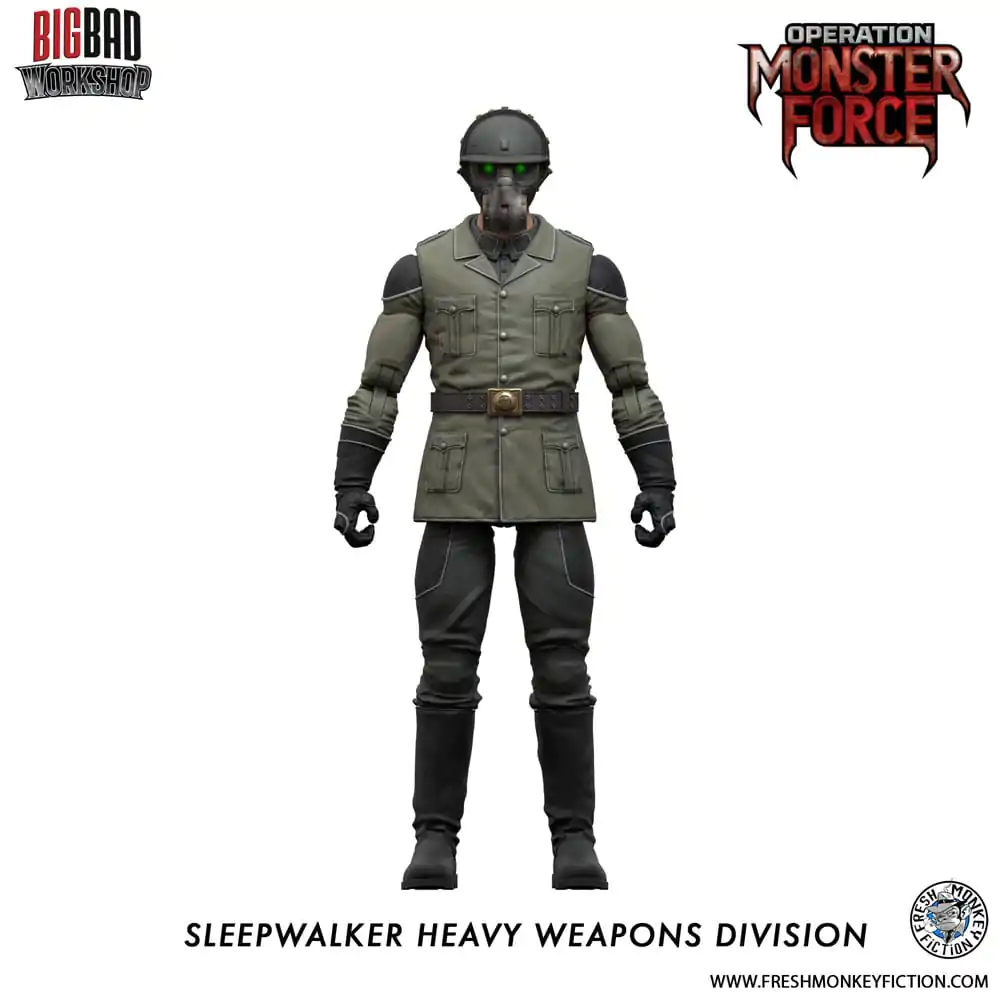 Operation: Monster Force akcijska figura 1/12 Sleepwalker Heavy Weapons Division 15 cm fotografija izdelka