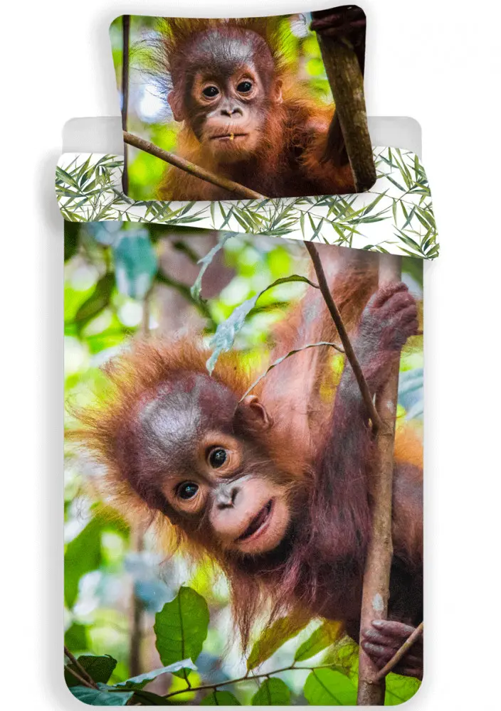 Prevleka za odejo Orangutan 140x200cm, 70x90cm fotografija izdelka