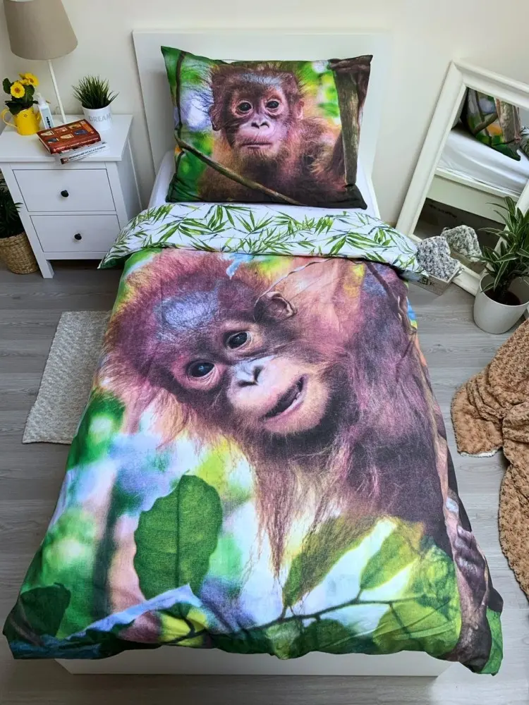 Prevleka za odejo Orangutan 140x200cm, 70x90cm fotografija izdelka