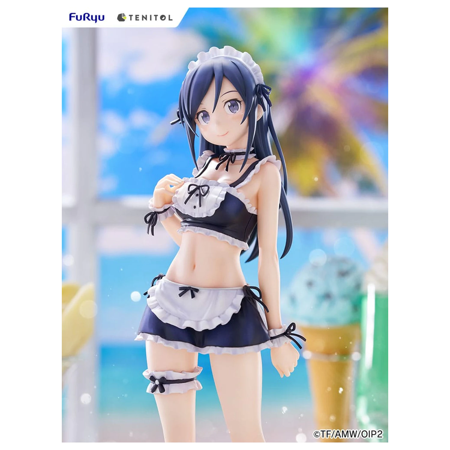 Ore no Imouto ga Konna ni Kawaii Wake ga Nai. Tenitol Visok PVC kip Aragaki Ayase kopalke služkinja Ver. 30 cm fotografija izdelka