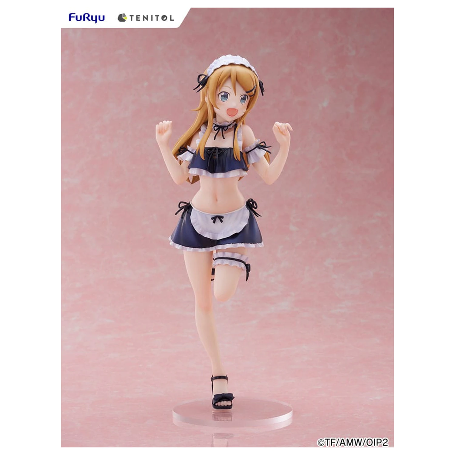 Ore no Imouto ga Konna ni Kawaii Wake ga Nai. Tenitol Tall PVC kip Kousaka Kirino kopalke služkinja Ver. 30 cm fotografija izdelka