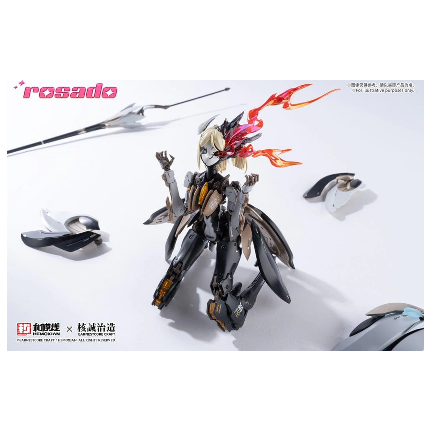 Original Character plastični komplet 1/10 Rosado Project RS-03 Starflower Lily MK3 20 cm fotografija izdelka