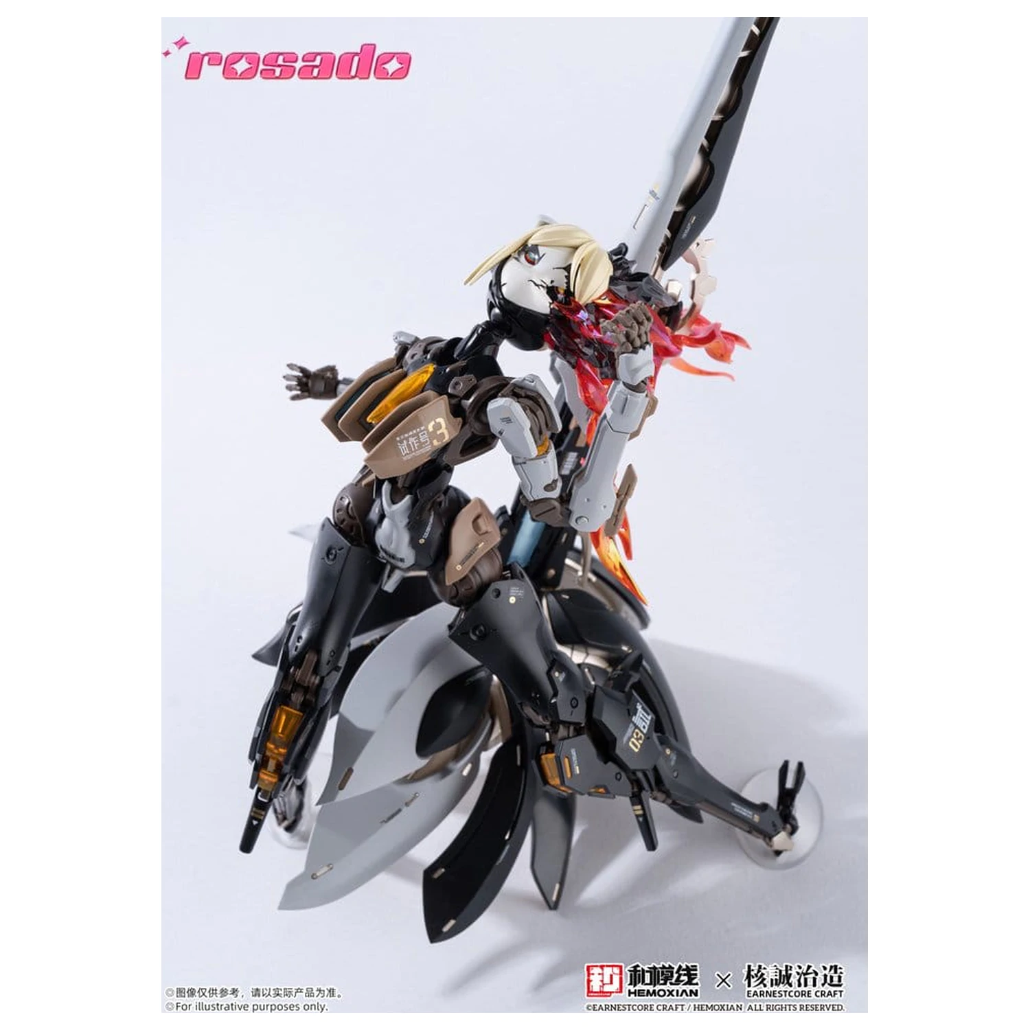 Original Character plastični komplet 1/10 Rosado Project RS-03 Starflower Lily MK3 20 cm fotografija izdelka