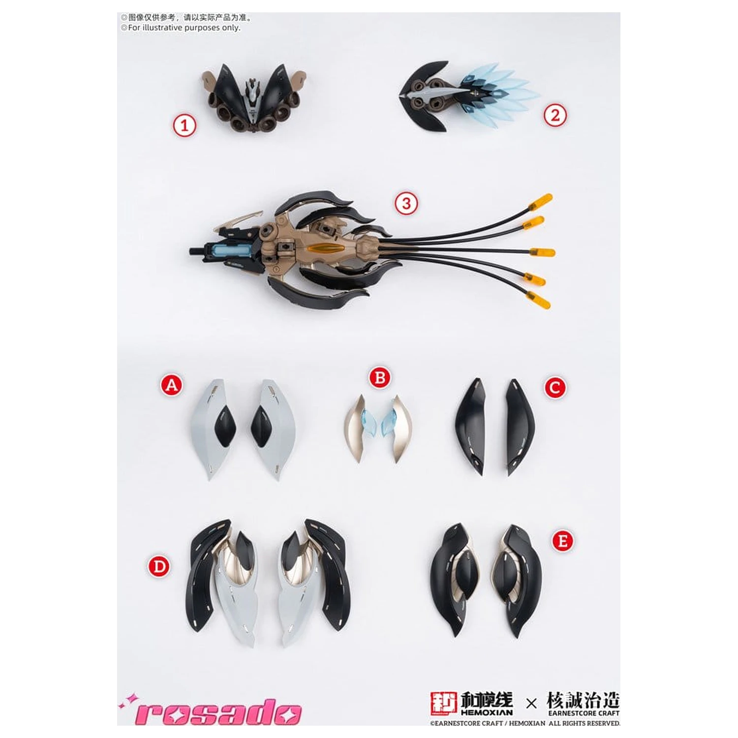 Original Character plastični komplet 1/10 Rosado Project RS-03 Starflower Lily MK3 20 cm fotografija izdelka