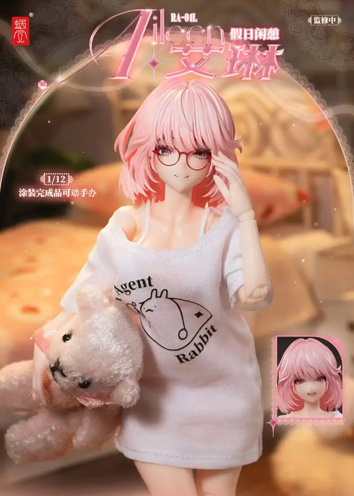 Komplet akcijske figure izvirnega lika 1/12 RA-01L Aileen Loungewear Ver. 16 cm fotografija izdelka