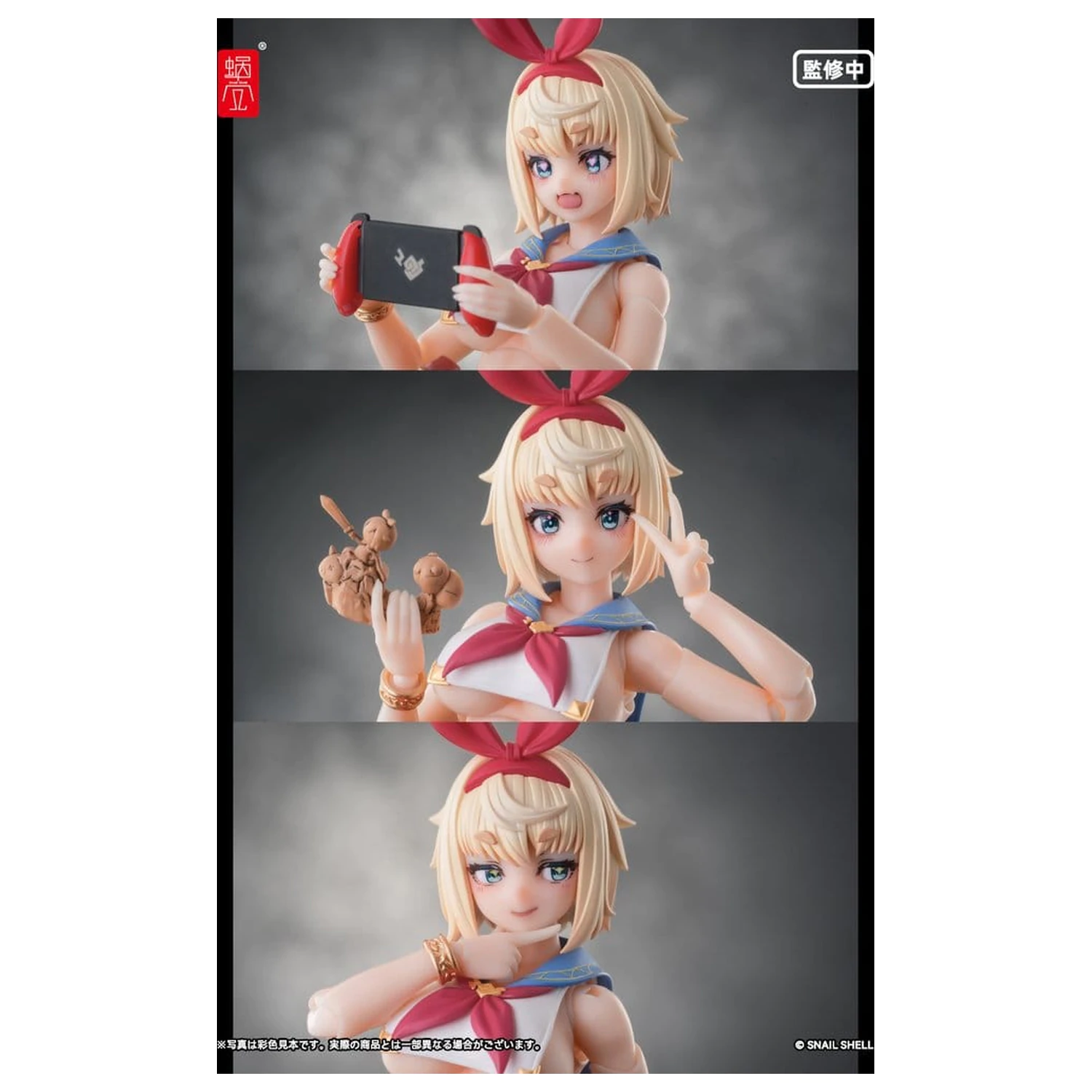 Original Character Action Figure 1/12 RPGEX-06 Adventurer Snail 15 cm fotografija izdelka
