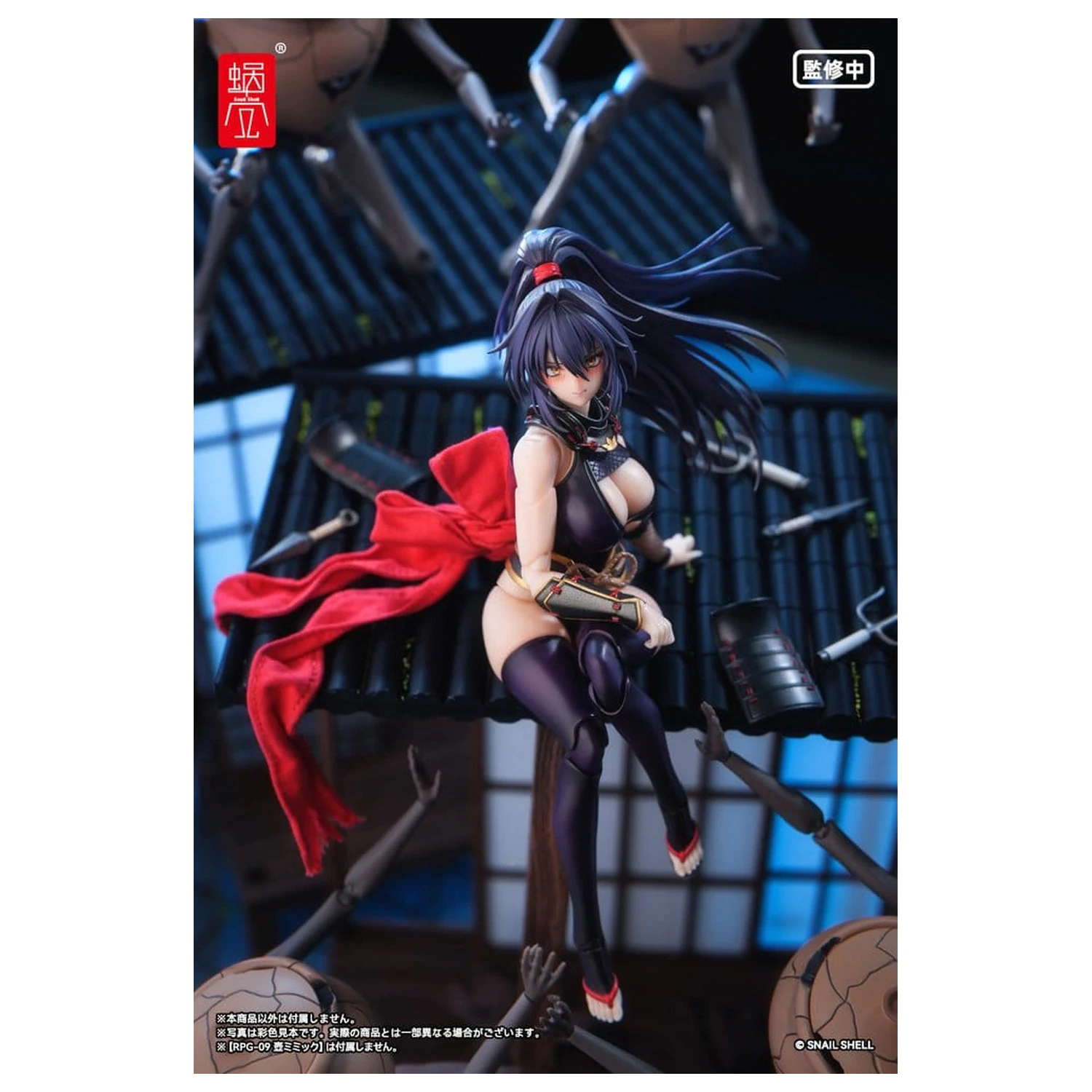 Original Character Akcijska figura 1/12 RPGEX-10 Kunoichi Reppuu 16 cm fotografija izdelka
