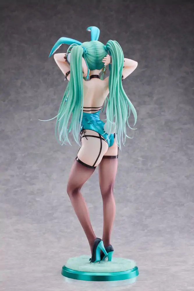 Original Character PVC Kip 1/4 Green Twin Tail Bunny-chan 43 cm fotografija izdelka