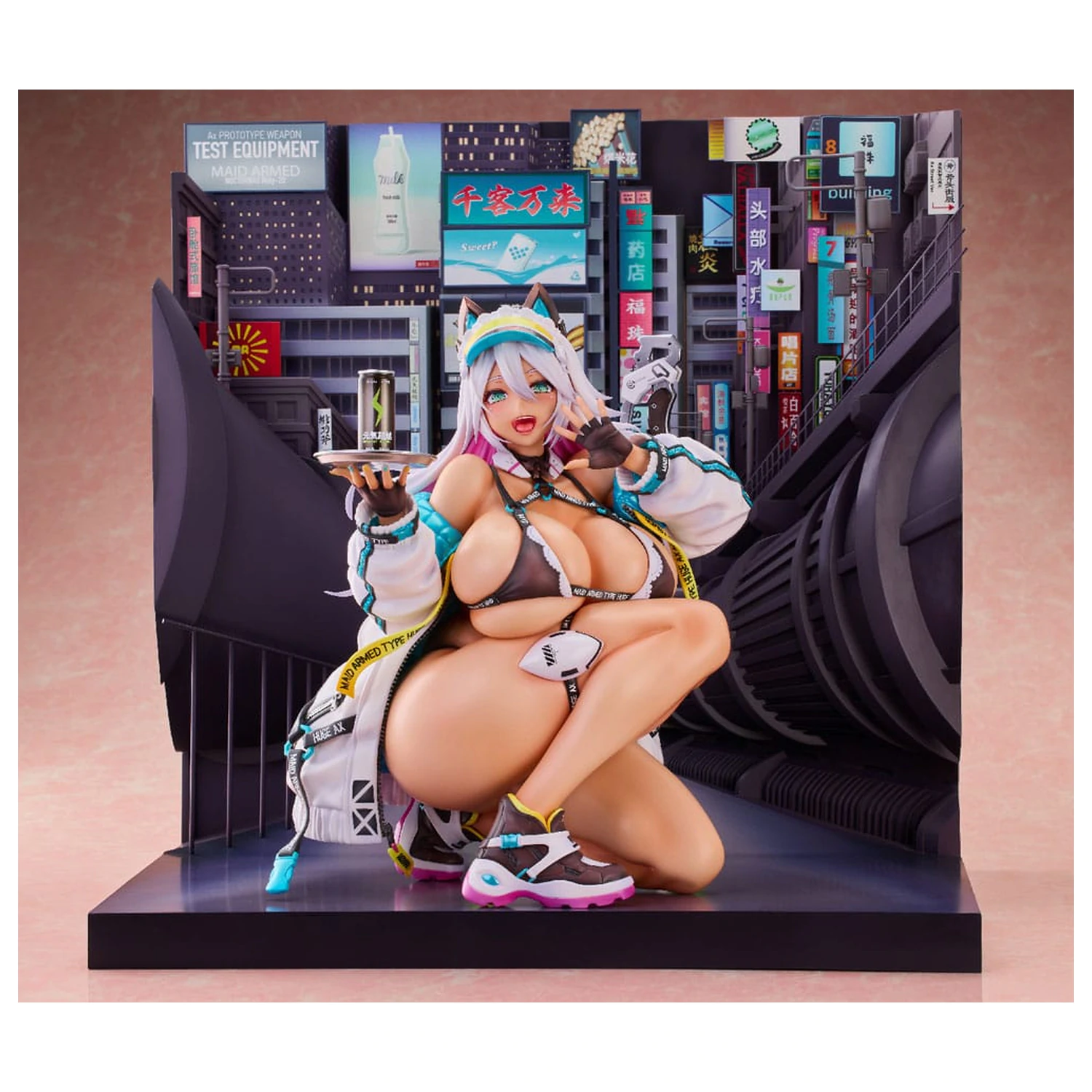 Kip Original Character 1/4 Meido-Busou: Ax Street ver. Pixel Philia Edition 37 cm fotografija izdelka