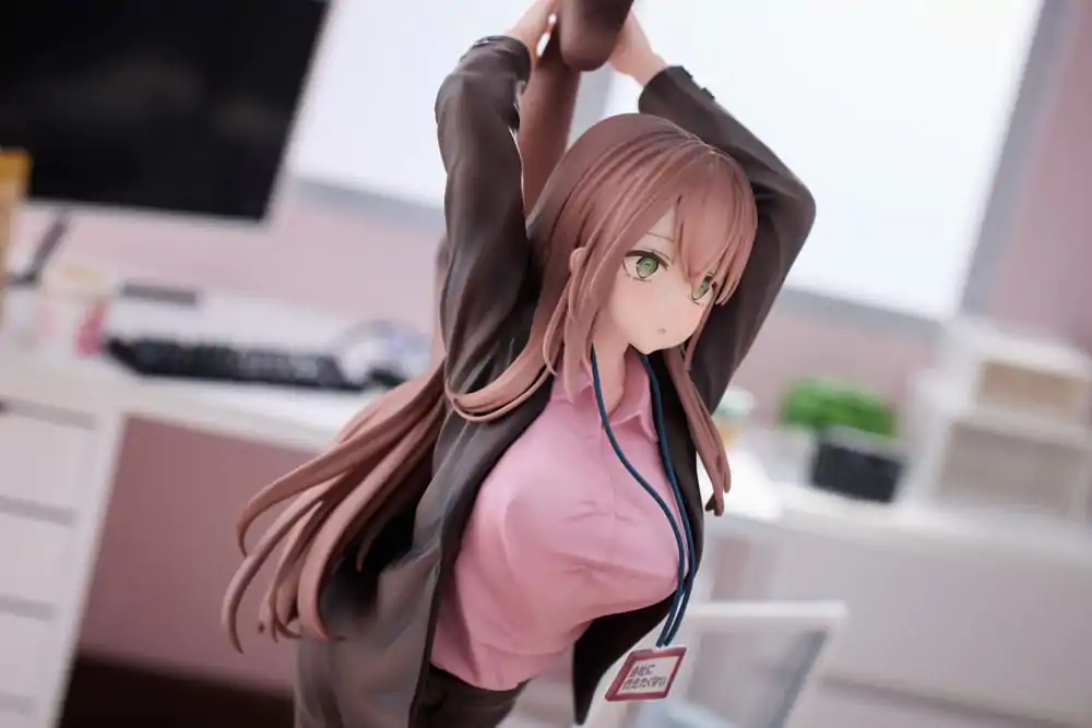 Original Character PVC kip 1/6 OL-chan Who Doesn't Want to Go to Work Pink Ver. Deluxe Edition 26 cm fotografija izdelka