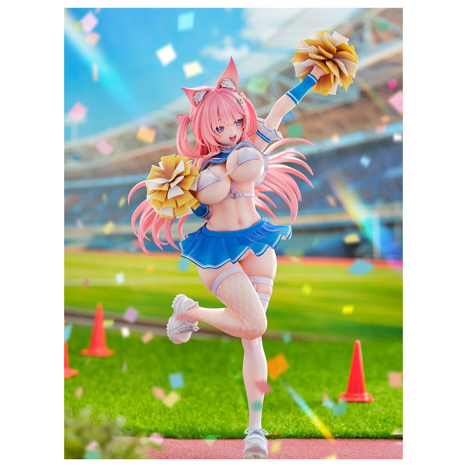 Original Character Kip 1/5 Kemomimi Cheer Girl illustration by Yatanuki Kei 35 cm fotografija izdelka