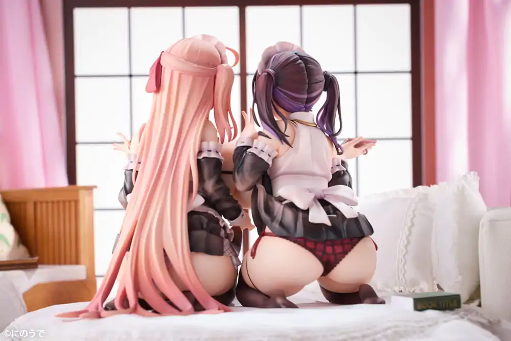 Original Character PVC kipi 1/5 2-Set Koho Miya & Otsuhane Fuwari illustration by Ninoude 18 cm fotografija izdelka