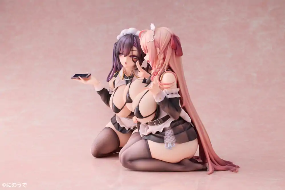 Original Character PVC kipi 1/5 2-Set Koho Miya & Otsuhane Fuwari illustration by Ninoude 18 cm fotografija izdelka