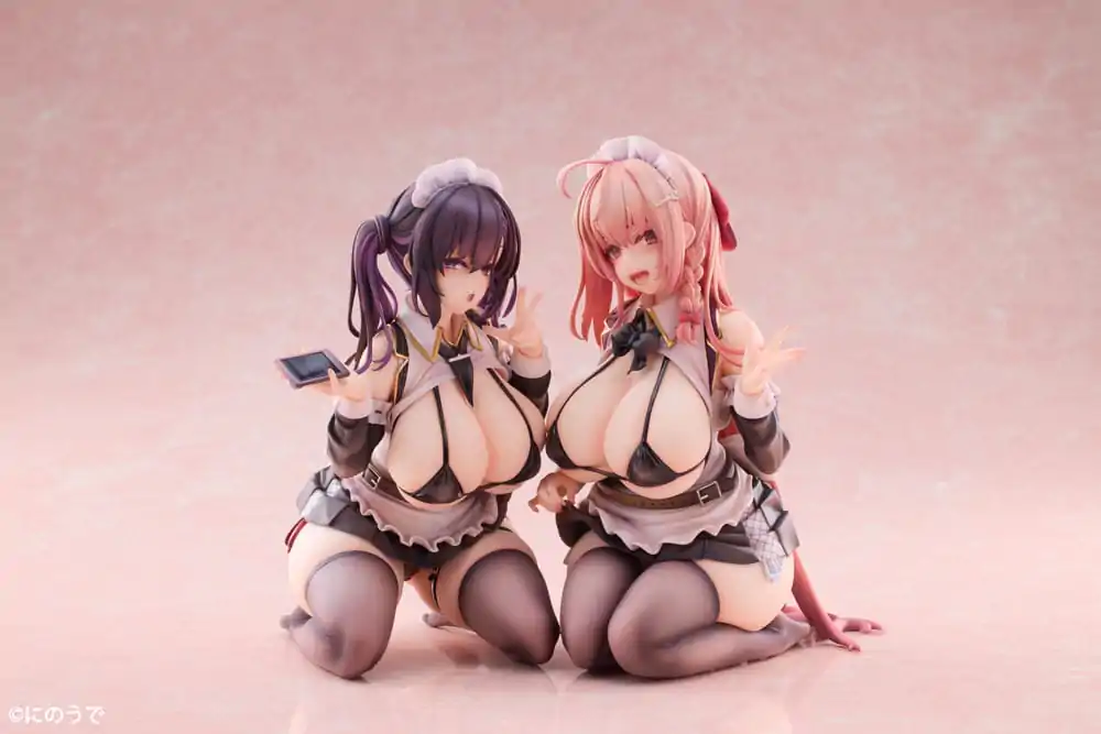 Original Character PVC kipi 1/5 2-Set Koho Miya & Otsuhane Fuwari illustration by Ninoude 18 cm fotografija izdelka