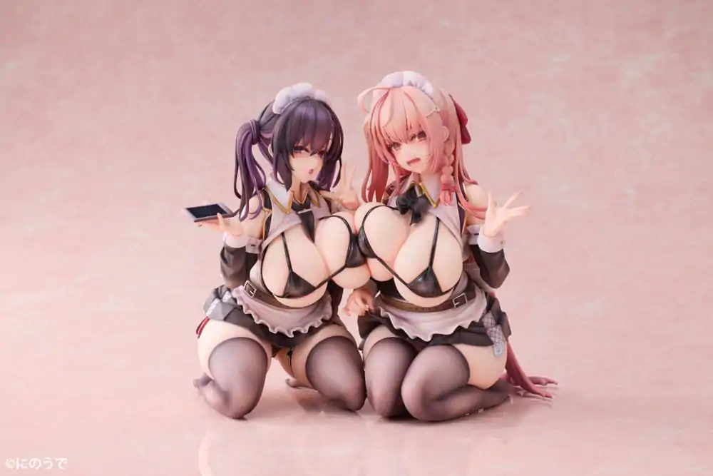 Original Character PVC kipi 1/5 2-Set Koho Miya & Otsuhane Fuwari illustration by Ninoude 18 cm fotografija izdelka