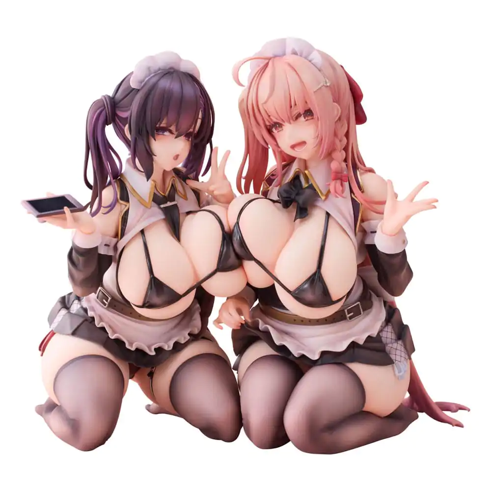 Original Character PVC kipi 1/5 2-Set Koho Miya & Otsuhane Fuwari illustration by Ninoude 18 cm fotografija izdelka