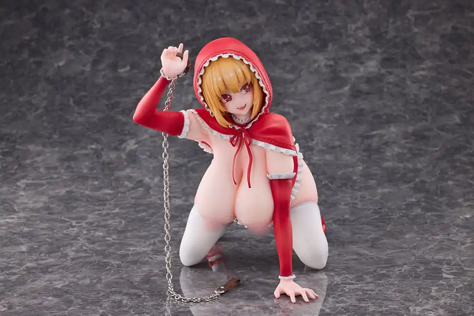 Original Character PVC Kip 1/5 Little Red Riding Hood And The Wolf Girl Little Red Riding Hood 21 cm fotografija izdelka