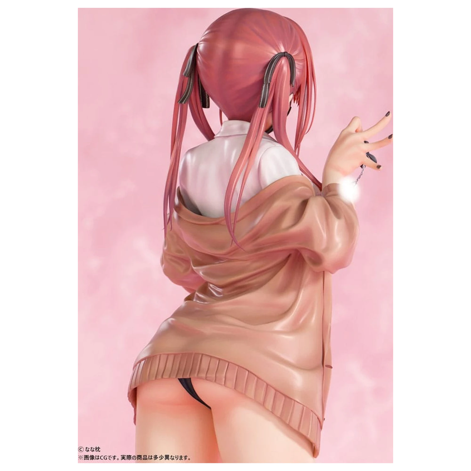 Original Character Kip 1/5 Rdečelasa Gyaru-Chan Maska Ver. Ilustracija Nanamakura 29 cm fotografija izdelka