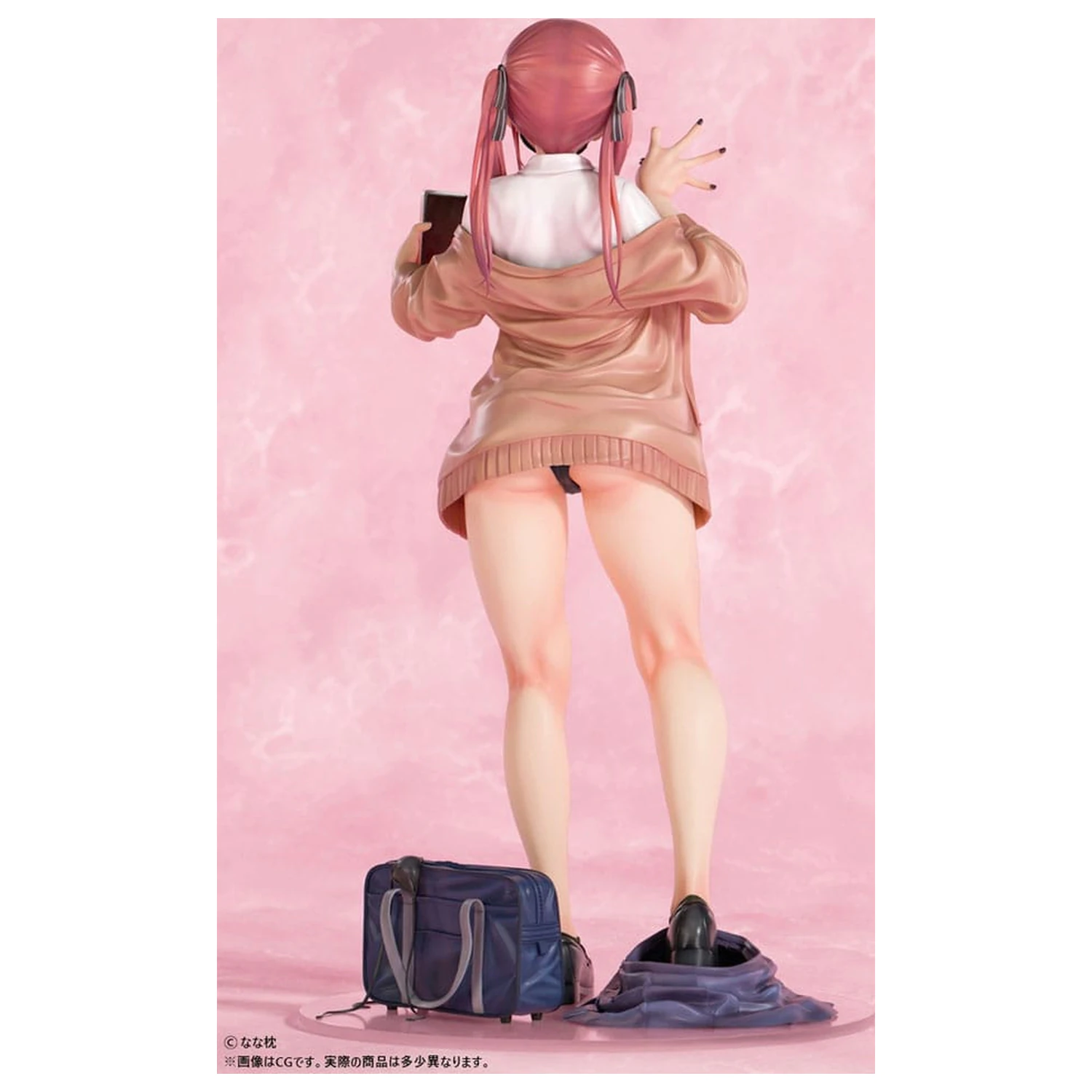 Original Character Kip 1/5 Rdečelasa Gyaru-Chan Maska Ver. Ilustracija Nanamakura 29 cm fotografija izdelka