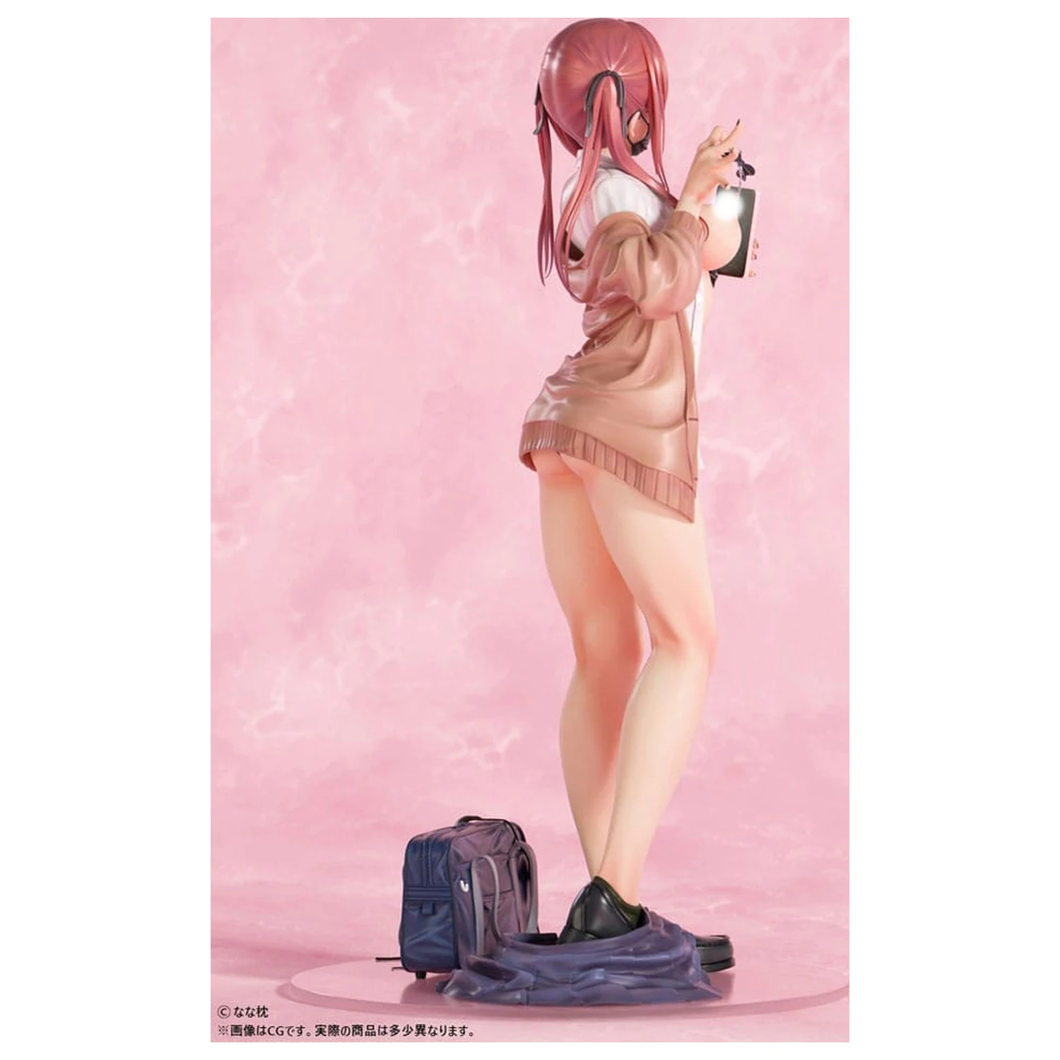 Original Character Kip 1/5 Rdečelasa Gyaru-Chan Maska Ver. Ilustracija Nanamakura 29 cm fotografija izdelka