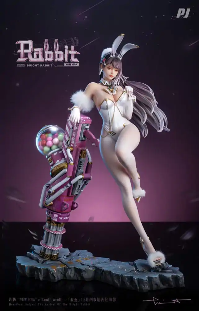 Original Character PVC Kip 1/6 Bright Rabbit Illustration by Loull Aroll x New Era 37 cm fotografija izdelka