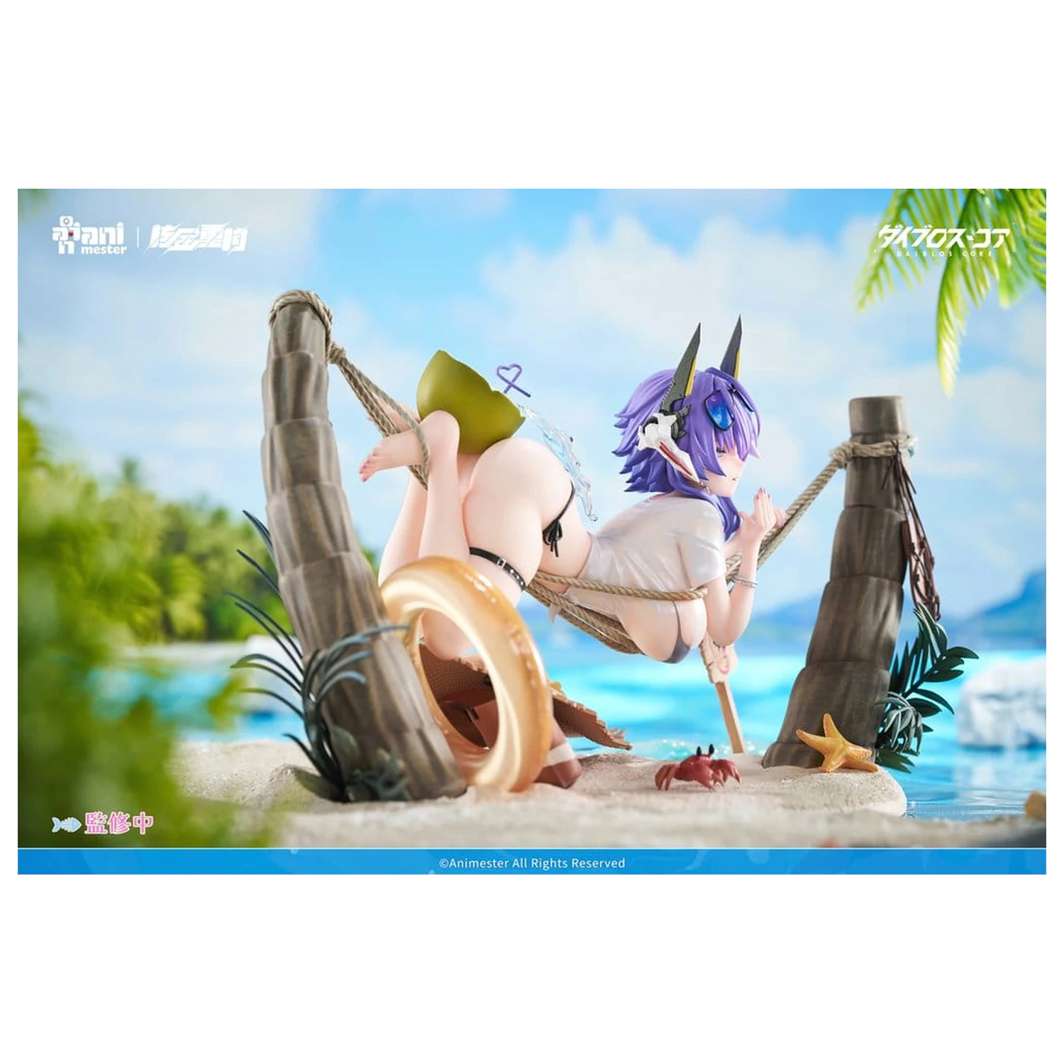 Original Character PVC figura 1/6 Bright Summer Barbera·Red ilustracija DaiblosCore 14 cm fotografija izdelka