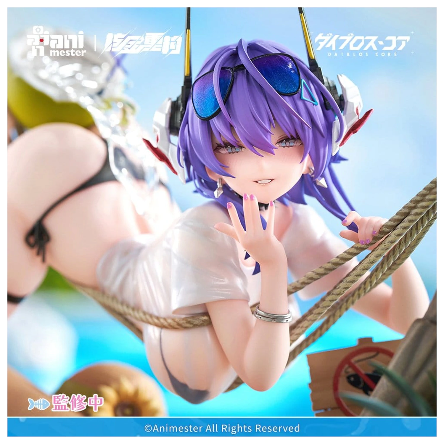 Original Character PVC figura 1/6 Bright Summer Barbera·Red ilustracija DaiblosCore 14 cm fotografija izdelka