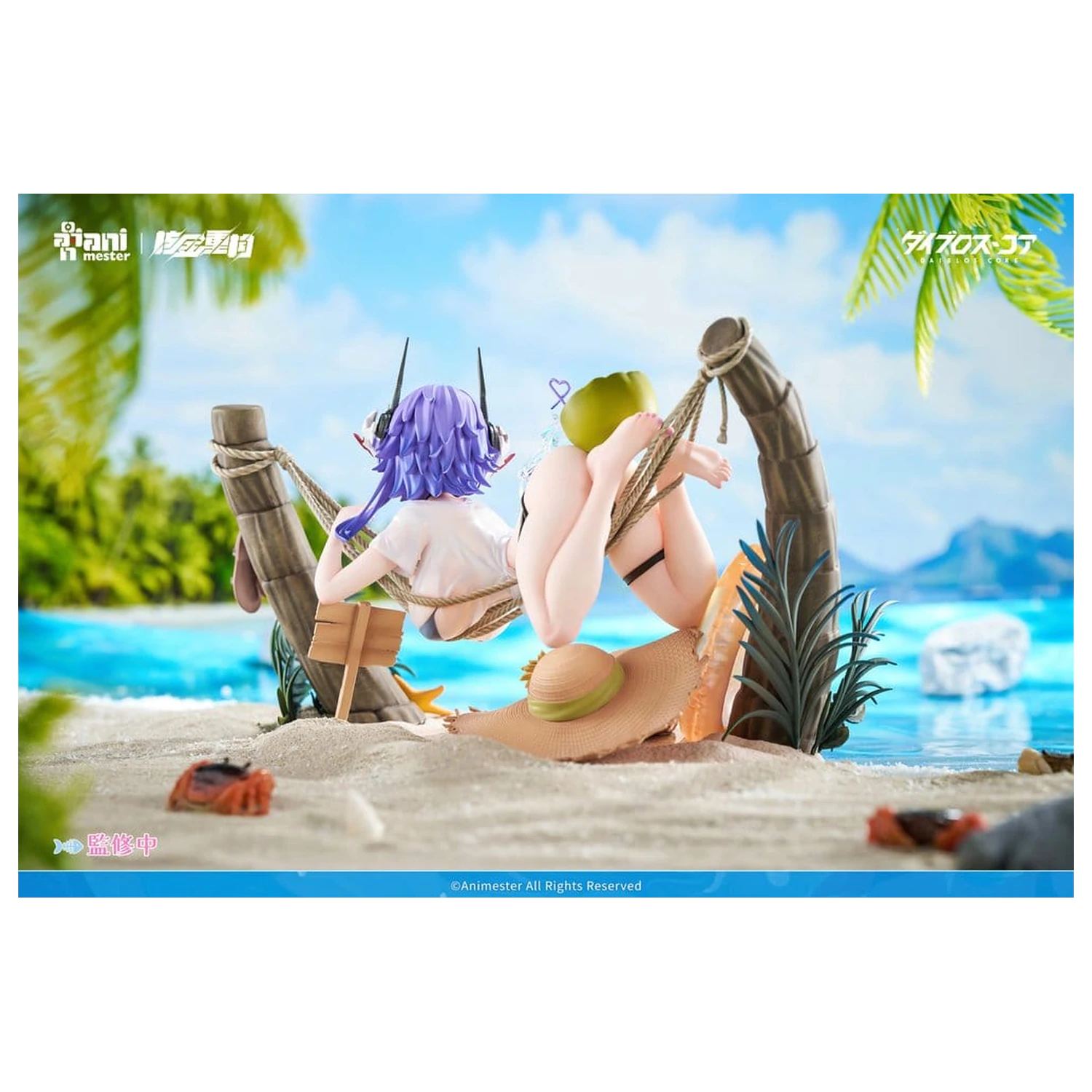 Original Character PVC figura 1/6 Bright Summer Barbera·Red ilustracija DaiblosCore 14 cm fotografija izdelka