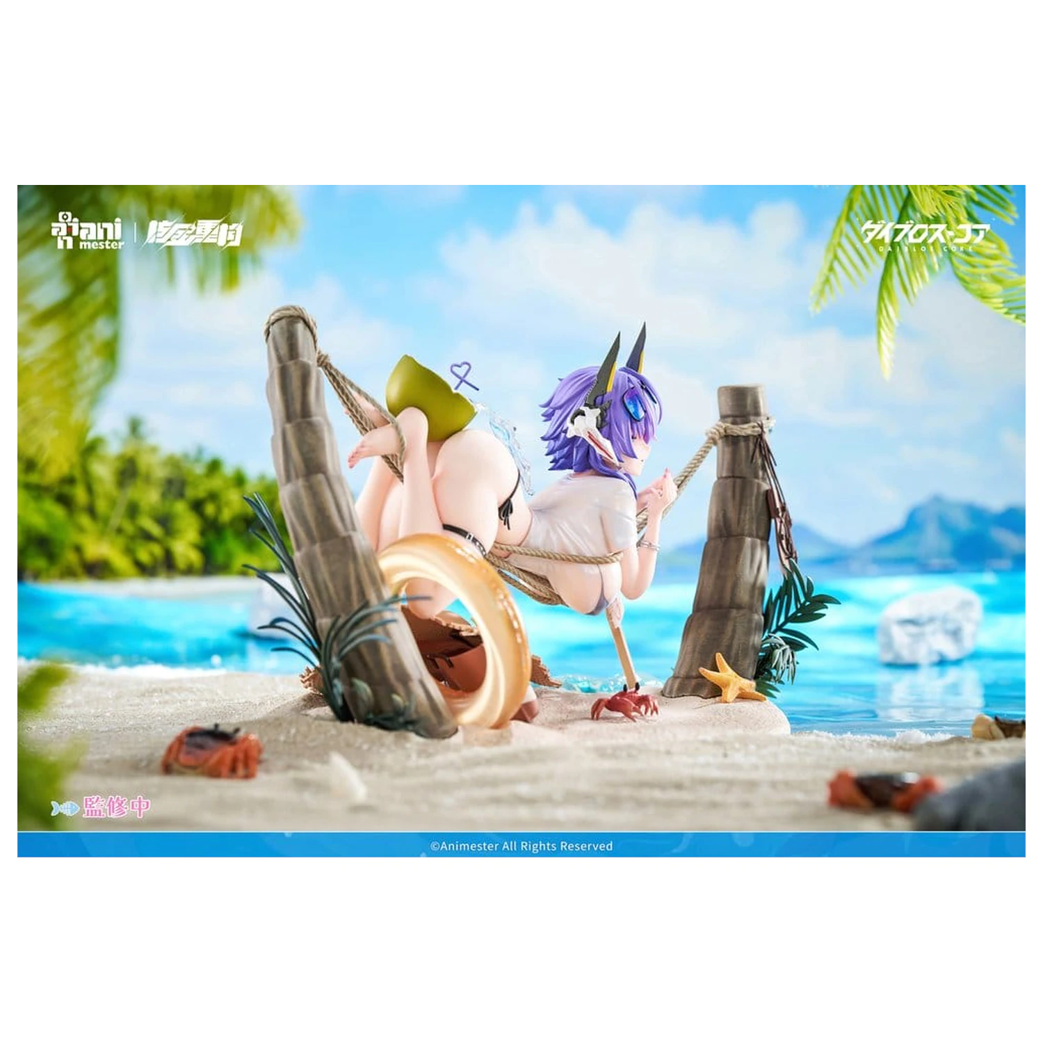 Original Character PVC figura 1/6 Bright Summer Barbera·Red ilustracija DaiblosCore 14 cm fotografija izdelka