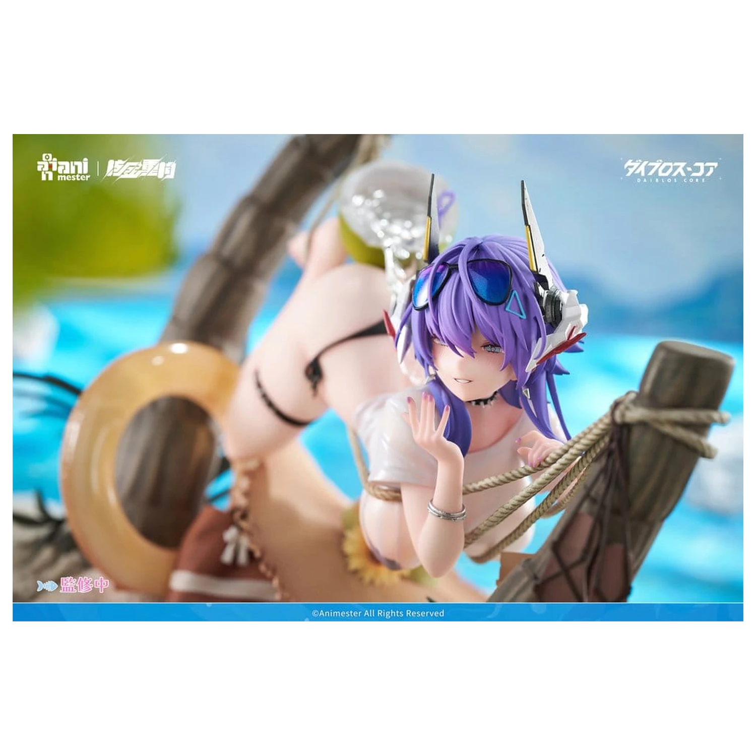 Original Character PVC figura 1/6 Bright Summer Barbera·Red ilustracija DaiblosCore 14 cm fotografija izdelka