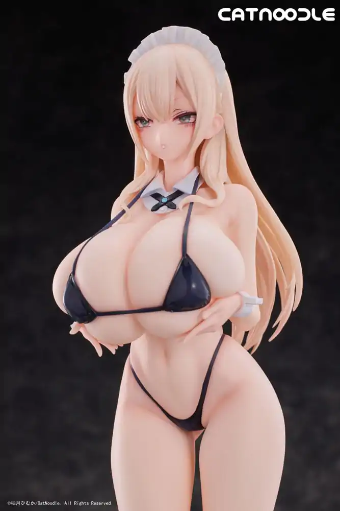 Original Character PVC kip 1/6 Dosukebe Bikini wo Kitekureru Juujun na Maid-san Illustration by Himuka Yuzuki 27 cm fotografija izdelka