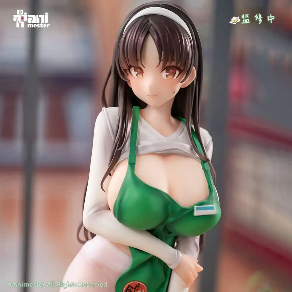 Original Character Kip 1/6 First Business! Mari Hanamiya the Gentle Shop Assistant illustration by POPQN 28 centimetrov fotografija izdelka