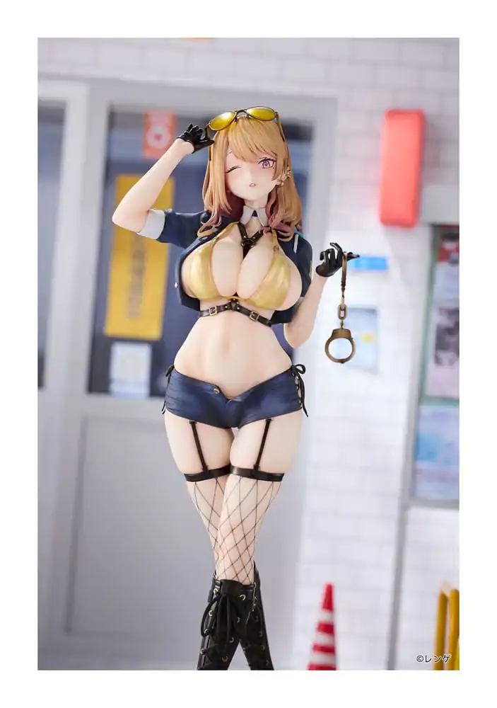 Original Character PVC Kip 1/6 Gal Policewoman Takanashi Arisa Deluxe Edition 27 cm fotografija izdelka