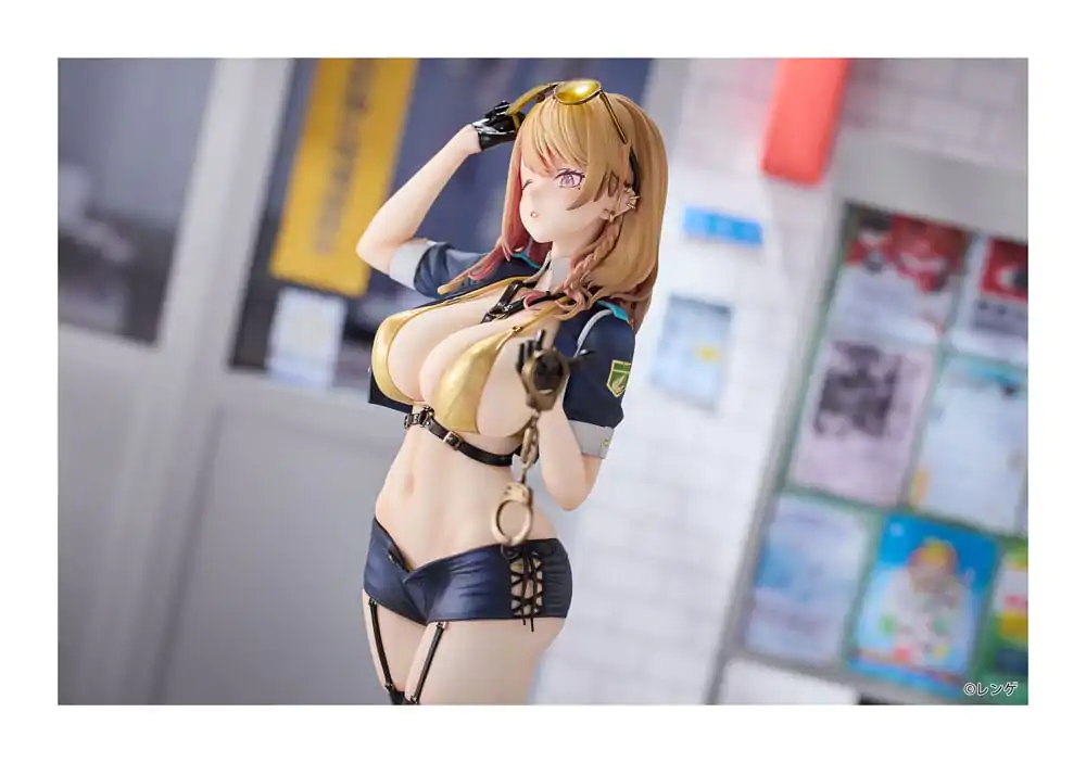 Original Character PVC Kip 1/6 Gal Policewoman Takanashi Arisa Deluxe Edition 27 cm fotografija izdelka