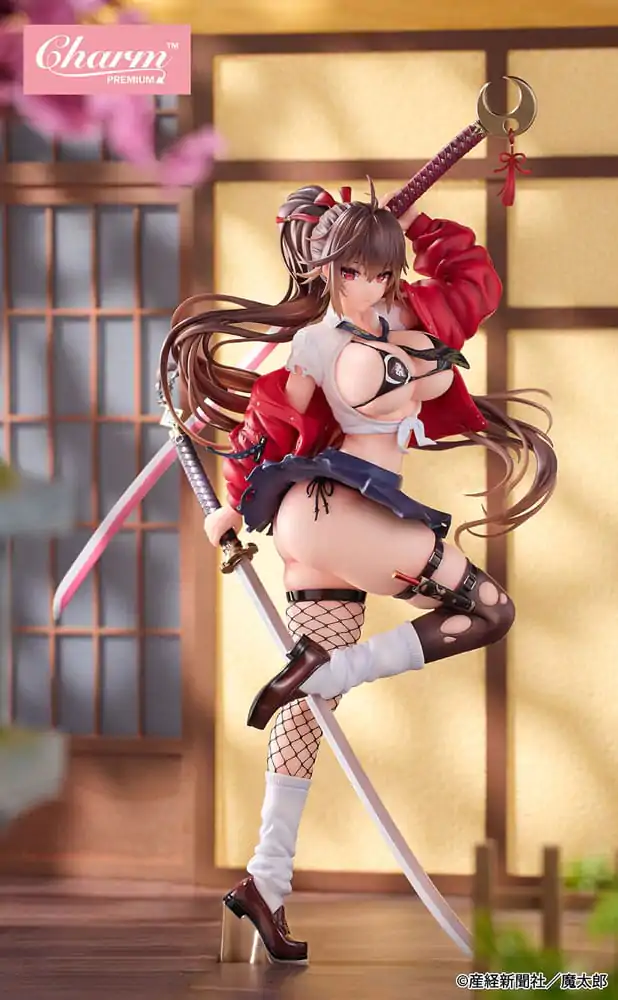 Original Character PVC Kip 1/6 Higi Nitoryu Mai Kagenuie 32 cm fotografija izdelka