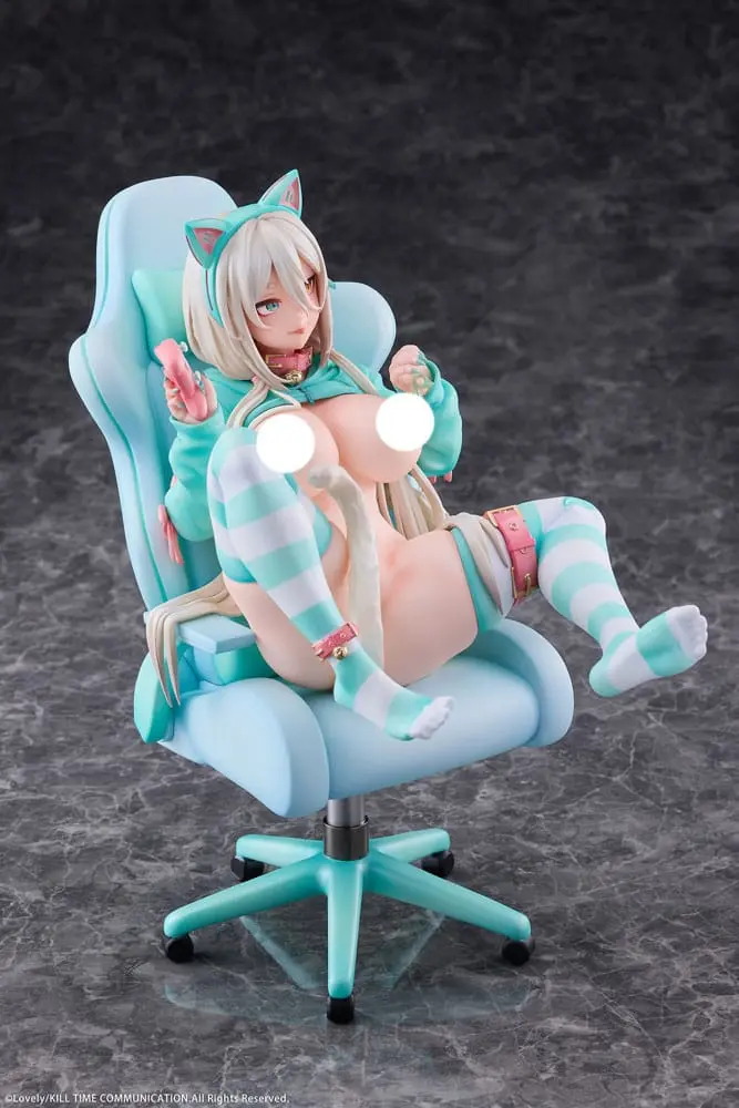 Original Character PVC 1/6 Nekomata Gamer Shiro 25 cm fotografija izdelka