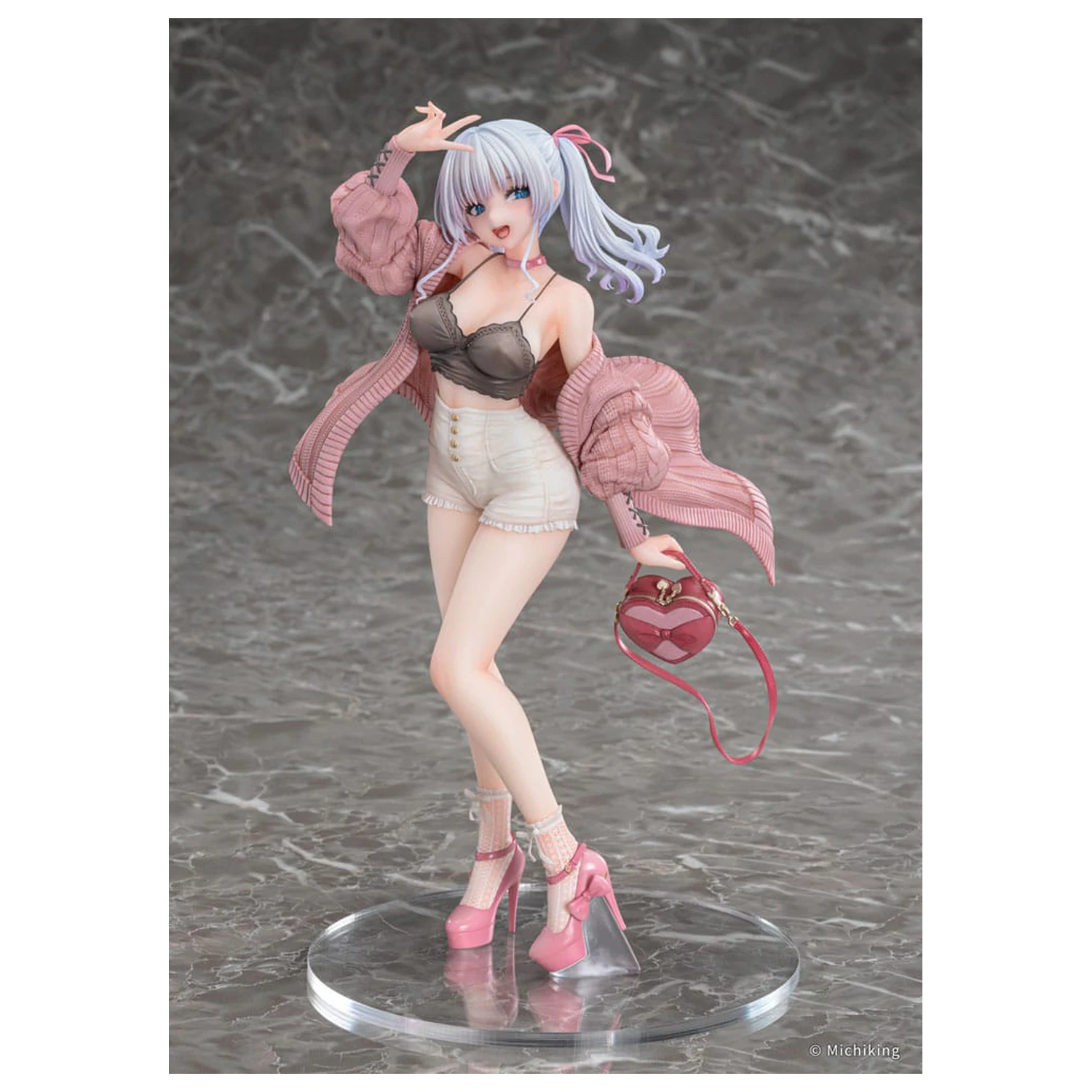 Original Character PVC kip 1/6 Shion Passion Pink Ilustracija Michiking 27 cm fotografija izdelka