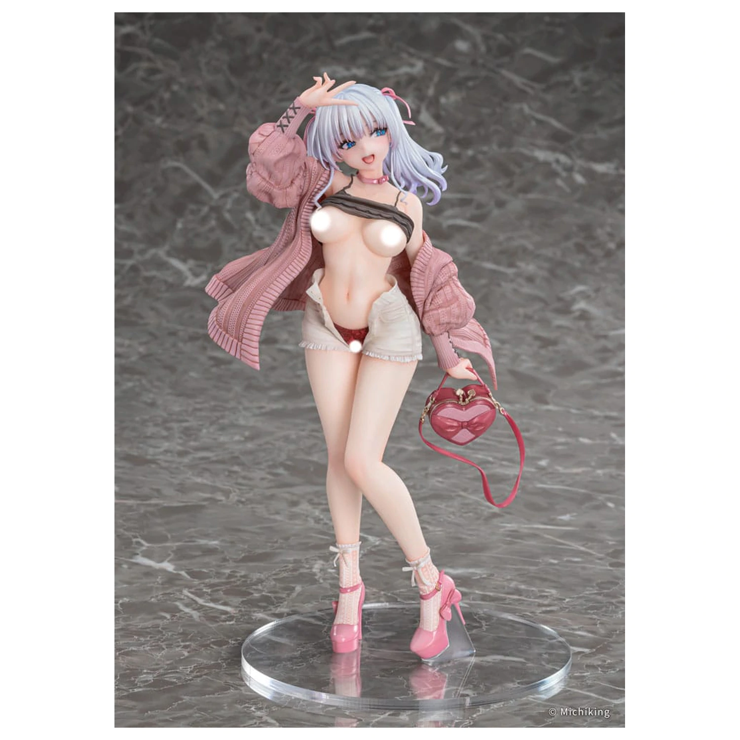 Original Character PVC kip 1/6 Shion Passion Pink Ilustracija Michiking 27 cm fotografija izdelka