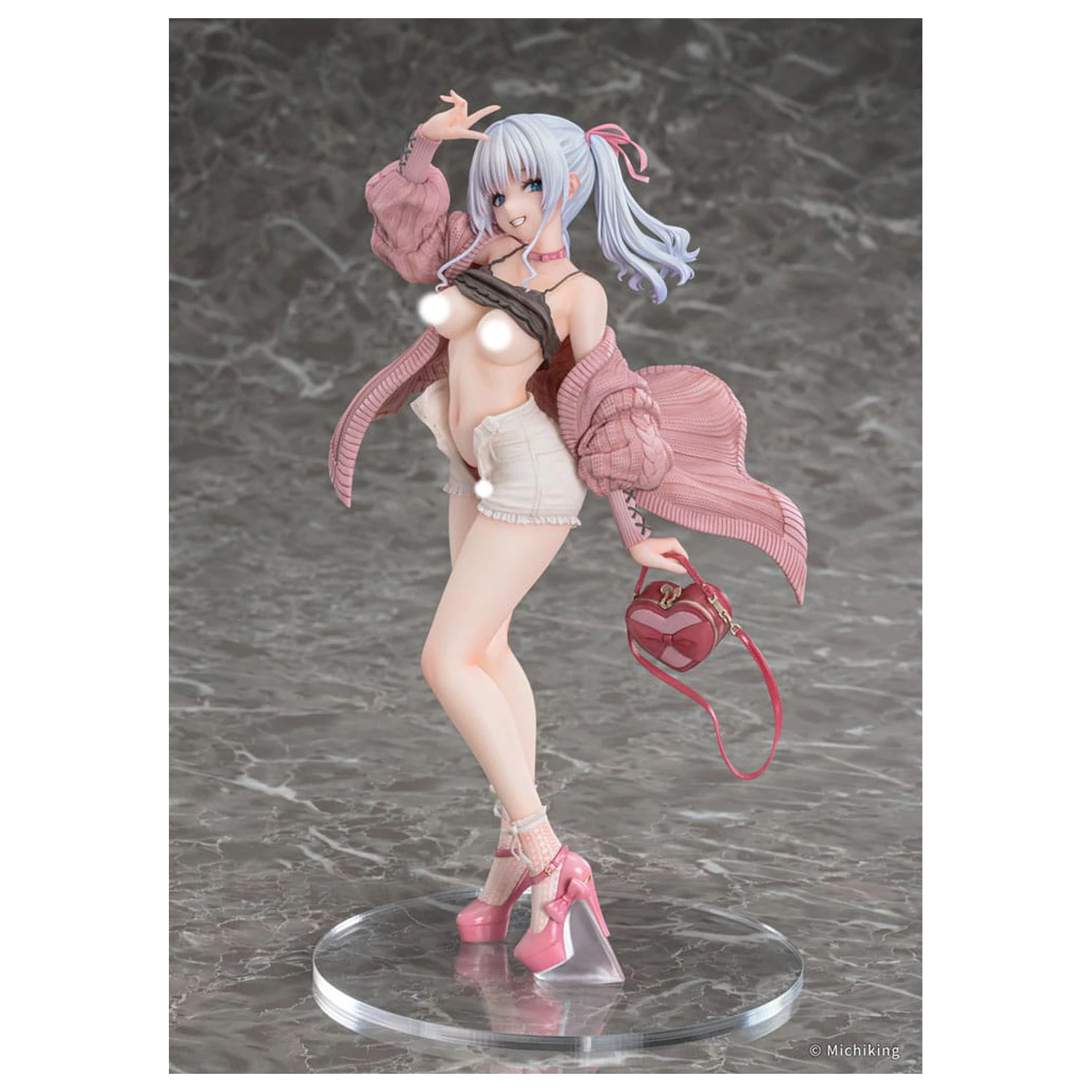Original Character PVC kip 1/6 Shion Passion Pink Ilustracija Michiking 27 cm fotografija izdelka