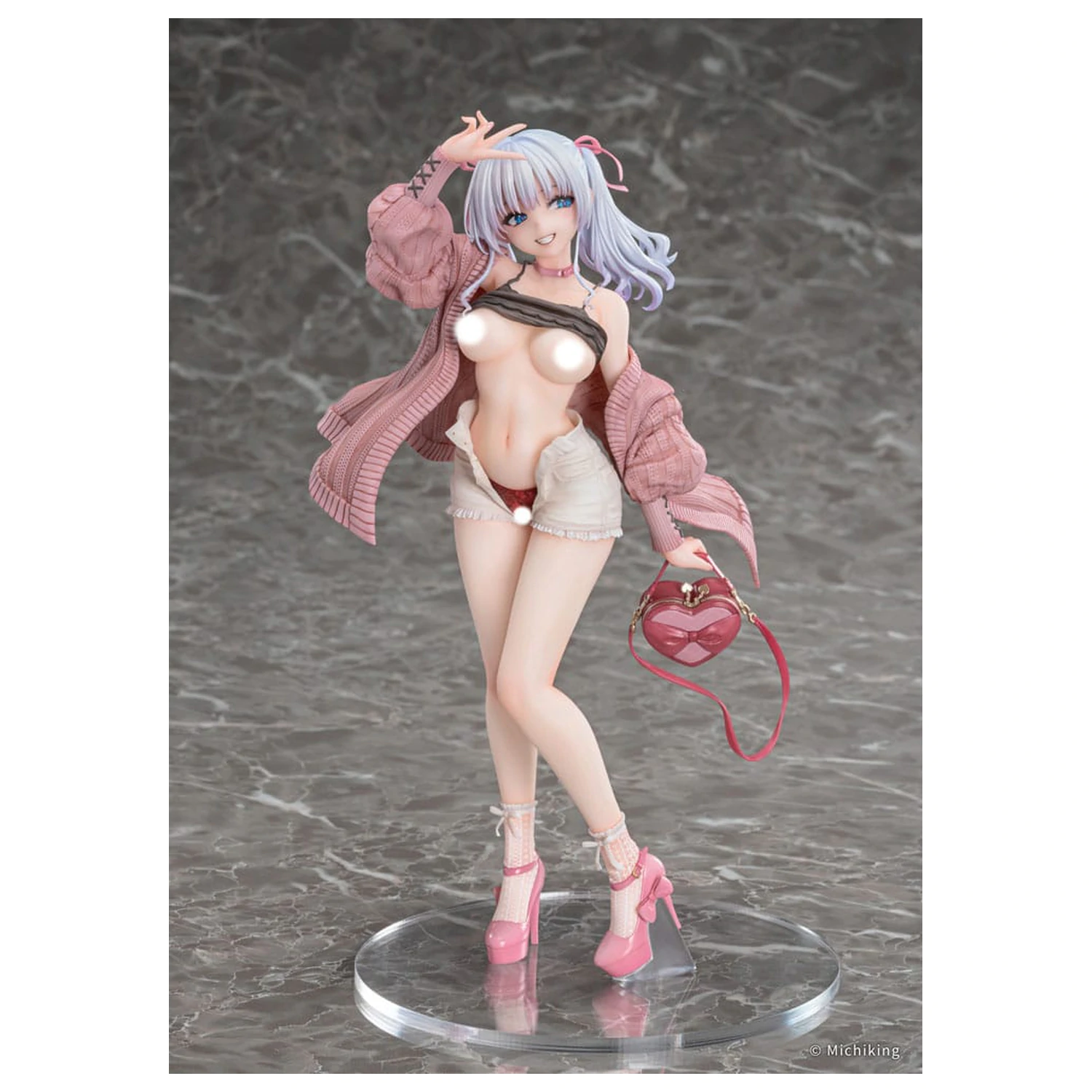 Original Character PVC kip 1/6 Shion Passion Pink Ilustracija Michiking 27 cm fotografija izdelka