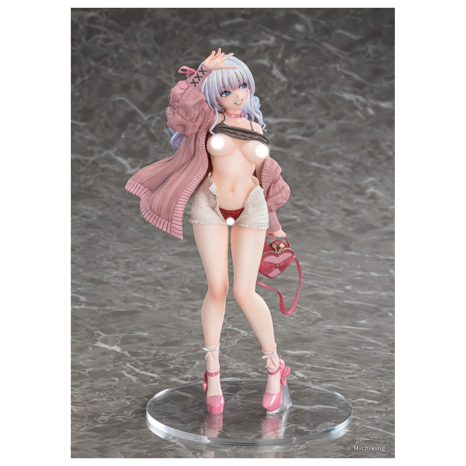 Original Character PVC kip 1/6 Shion Passion Pink Ilustracija Michiking 27 cm fotografija izdelka