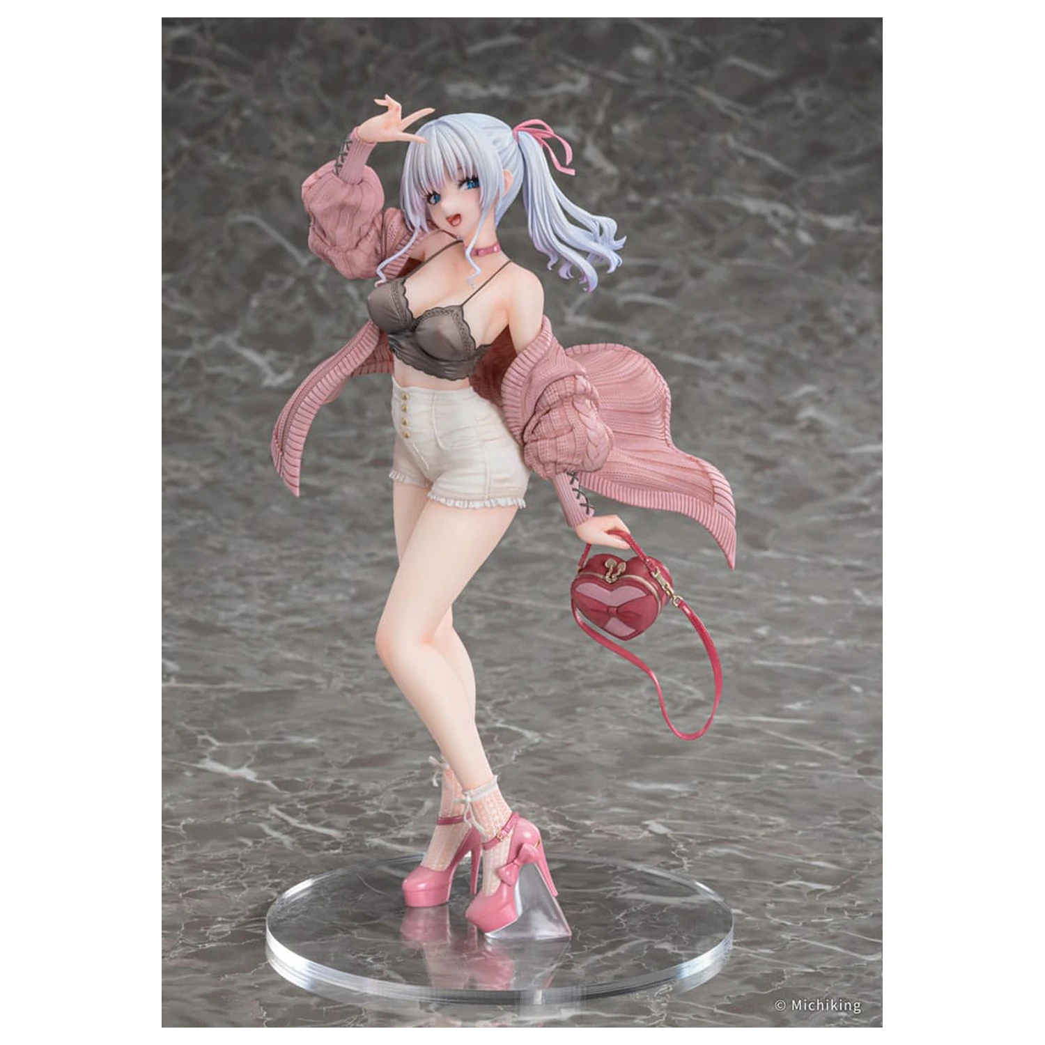 Original Character PVC kip 1/6 Shion Passion Pink Ilustracija Michiking 27 cm fotografija izdelka