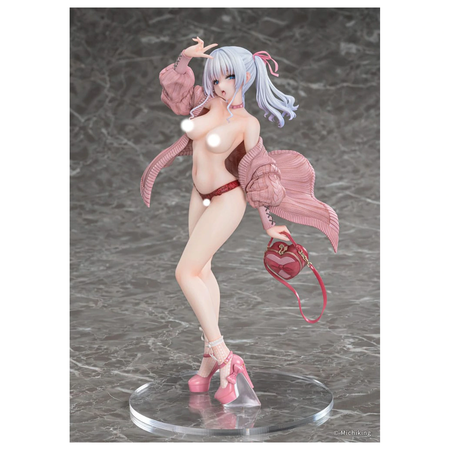 Original Character PVC kip 1/6 Shion Passion Pink Ilustracija Michiking 27 cm fotografija izdelka