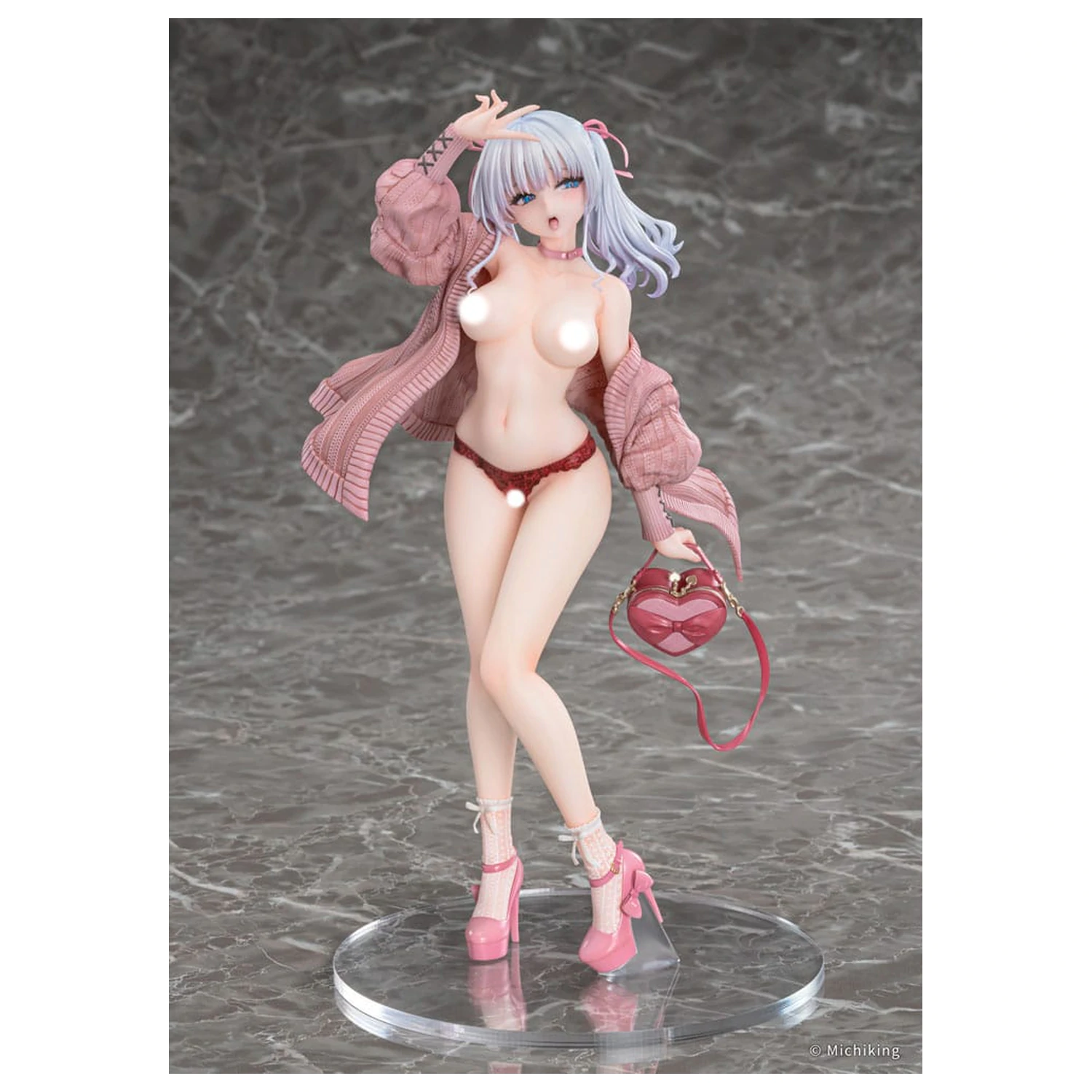 Original Character PVC kip 1/6 Shion Passion Pink Ilustracija Michiking 27 cm fotografija izdelka