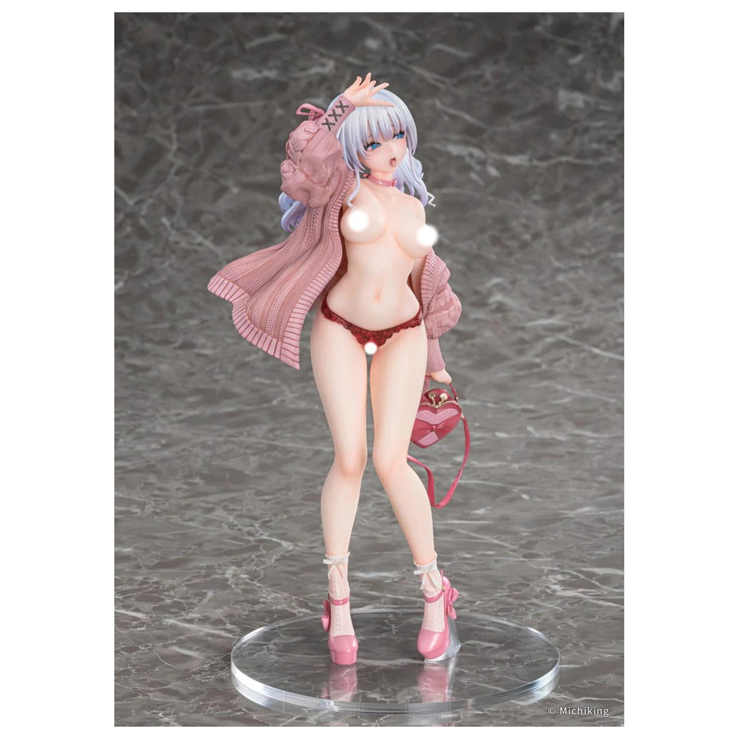Original Character PVC kip 1/6 Shion Passion Pink Ilustracija Michiking 27 cm fotografija izdelka