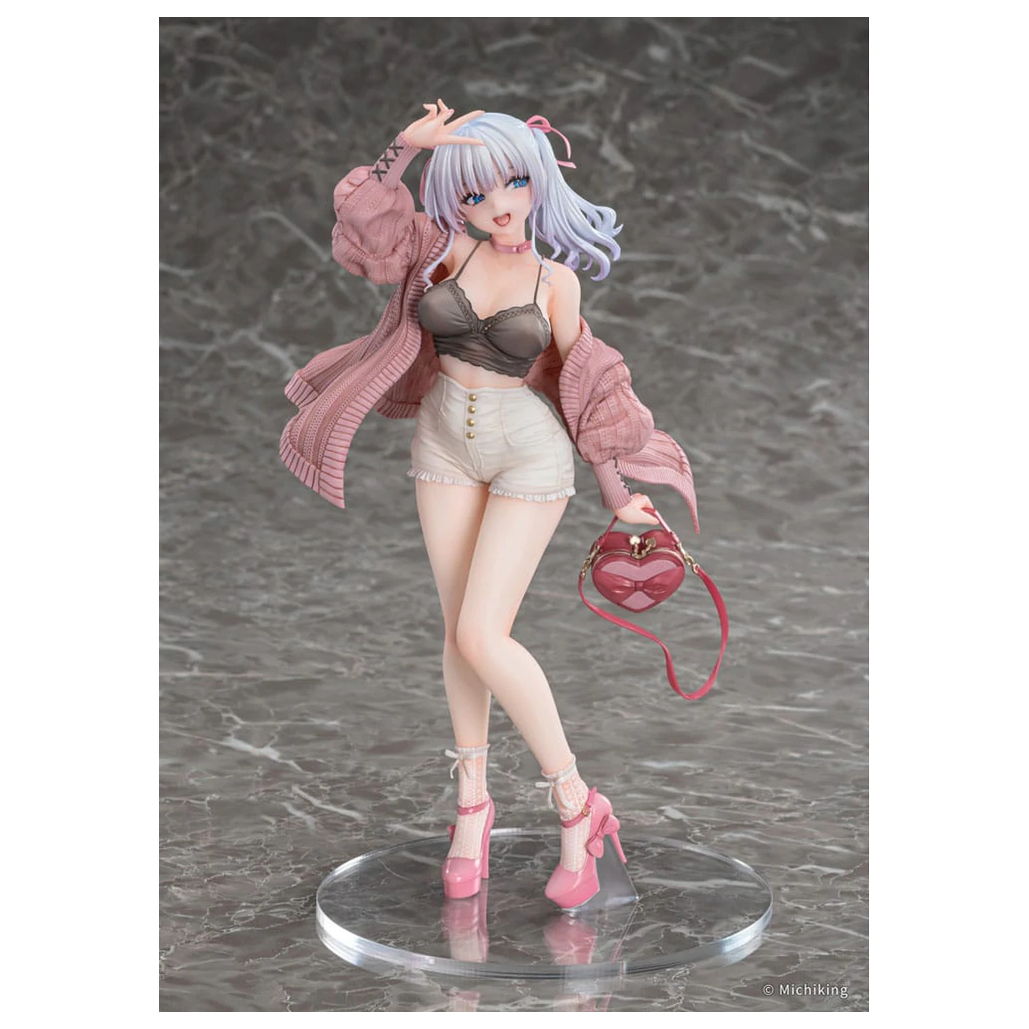 Original Character PVC kip 1/6 Shion Passion Pink Ilustracija Michiking 27 cm fotografija izdelka