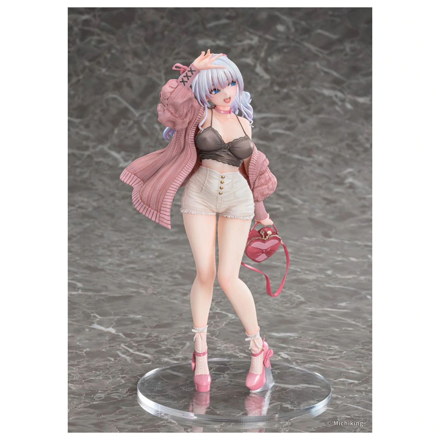 Original Character PVC kip 1/6 Shion Passion Pink Ilustracija Michiking 27 cm fotografija izdelka