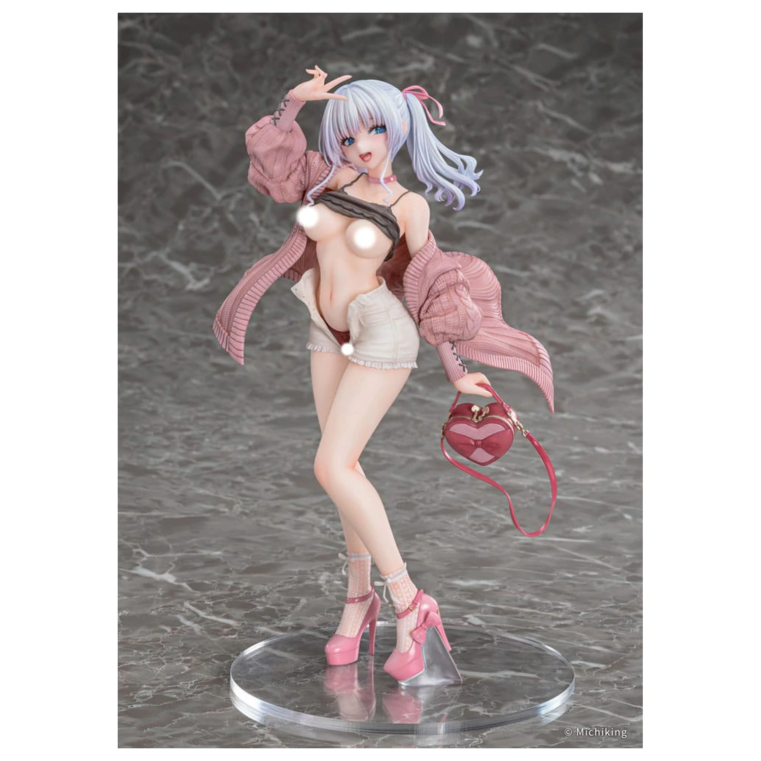 Original Character PVC kip 1/6 Shion Passion Pink Ilustracija Michiking 27 cm fotografija izdelka