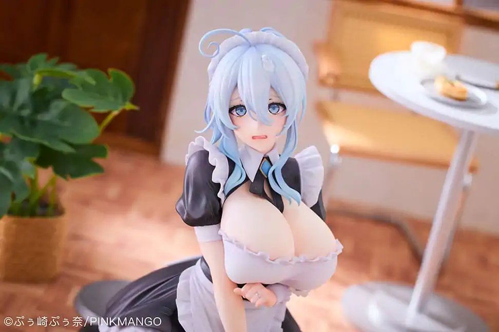 Originálna figúrka z PVC 1/6 Snehová žena Yukino Mifuyu Yukino Maid Ver. Bonusová limitovaná edícia 19 cm fotografija izdelka