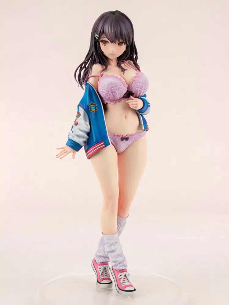 Original Character PVC kip 1/6 Sukajan Jacket Kanojo wa Cool de Itai! Kyouka Kagura 27 cm fotografija izdelka
